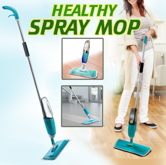 Water Spray Mop Flexible 360° Rotary Mop
